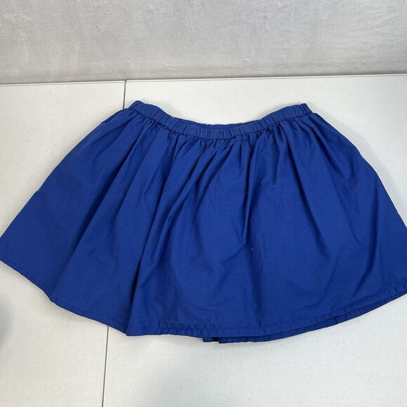 Mini Boden Girls 8 - 9 Youth Skirt Blue Rainbow Cloud Pockets Sequins Pull On - Picture 5 of 8